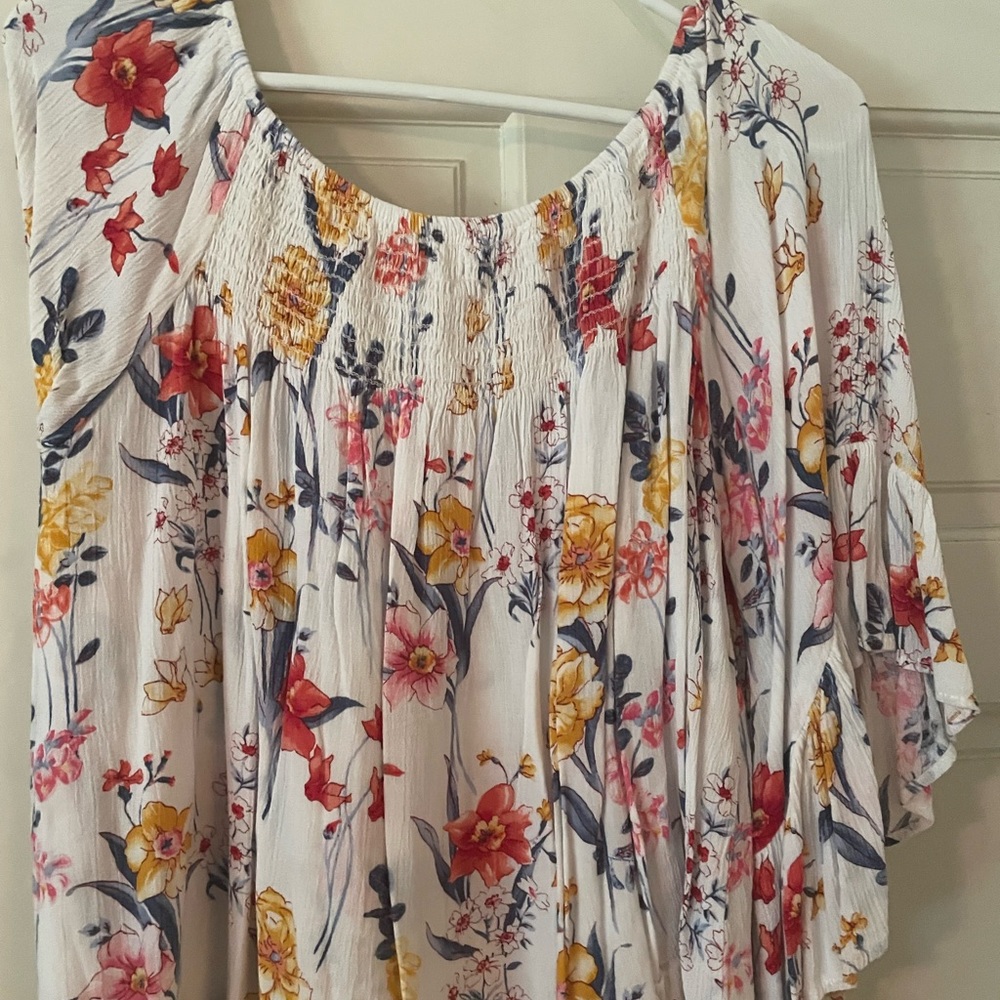 Altar’d State Floral Multi Colored Blouse